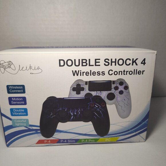 Wireless Controller Bluetooth Gamepad for PlayStation4 PS4 Pro/Slim/PC Two Pack - Picture 1 of 5